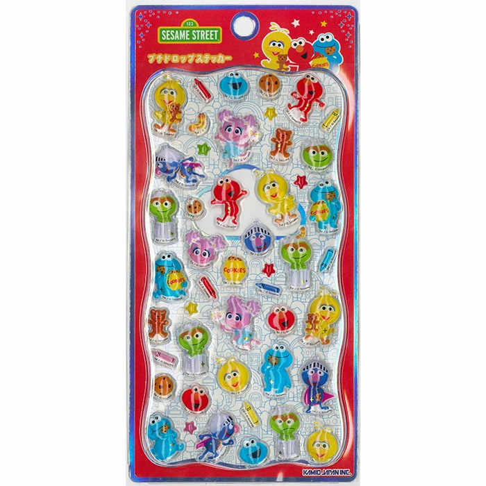 プチドロップステッカー セサミストリート レッドの商品画像