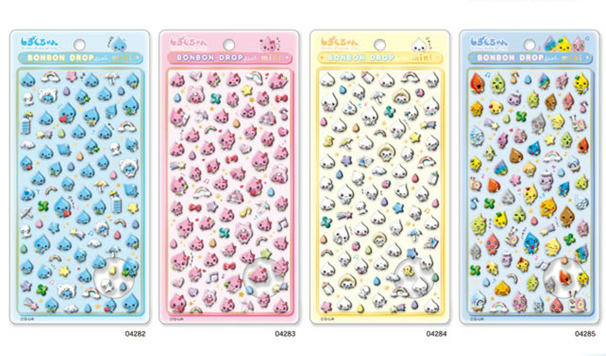 ボンボンドロップシールしずくちゃんミニ