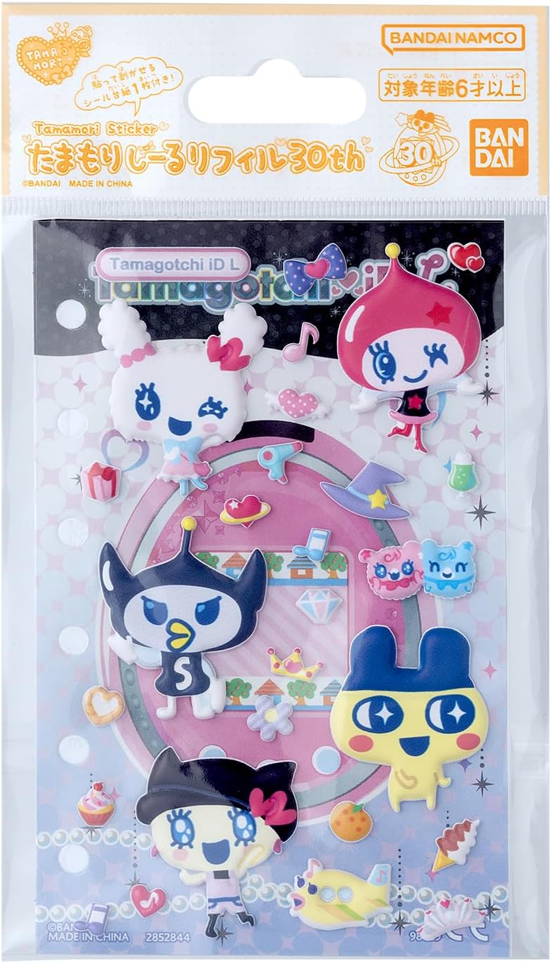 たまもりしーるリフィル30th Tamagotchi iD Lセットのパッケージ画像
