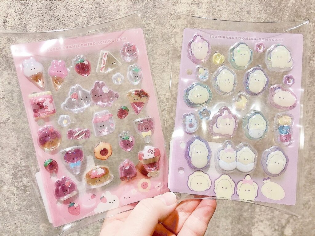 つぶらな瞳の仲間達 コレクションシール いちごフェアとなまがきのラインナップ