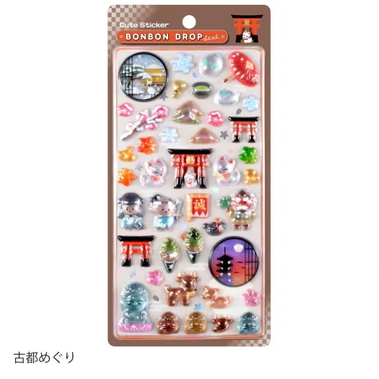 ボンボンドロップシール 和柄 通常品